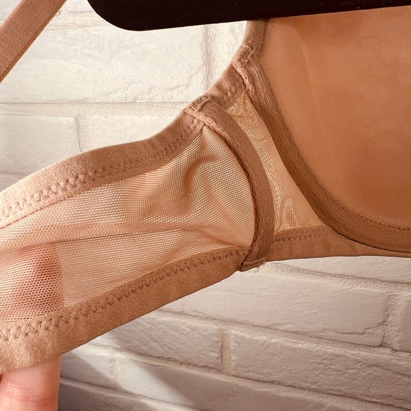 NWT Soma Lightest Lift Lined Demi Underwire Lace Bra 36 B Soft Tan Nude #0304 - Picture 6 of 14
